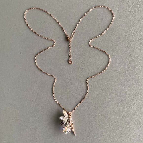 Butler FAC Rose Gold Tone Fairy AB Crystal Necklace - Picture 5 of 9